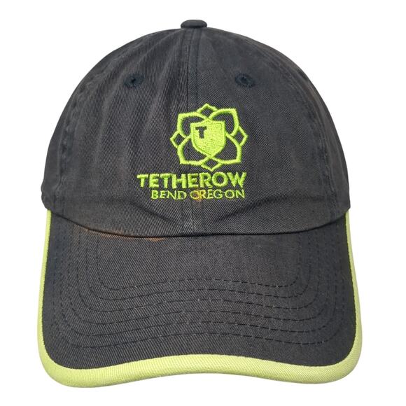 Tetherow Bend Oregon Slideback Baseball Cap Black OS Adjustable American Needle - Picture 1 of 10